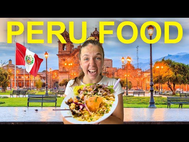 Eating our Way through CUZCO PERU! 