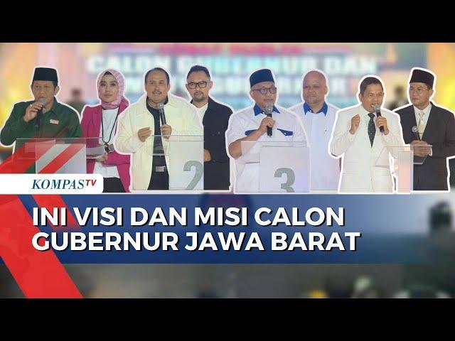 Debat Pilkada Jabar: Visi dan Misi Acep Adang, Jeje Wiradinata, Ahmad Syaikhu, Dedi Mulyadi