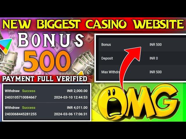 New Casino App With SignUp Bonus ₹100 Without Deposit |Signup Bonus New Casino App With SignUp Bonus