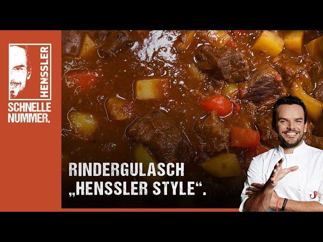 Schnelles Rindergulasch Rezept von Steffen Henssler