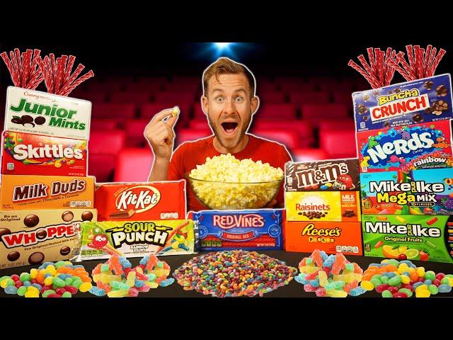 THE ULTIMATE MOVIE THEATER CANDY CHALLENGE!