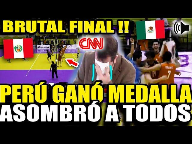 BRUTAL!! PERÚ GANÓ MEDALLA EN FINAL DE VOLEY SUB 23 MASCULINO ANTE MEXICO "TREMENDO ESTA FINAL"