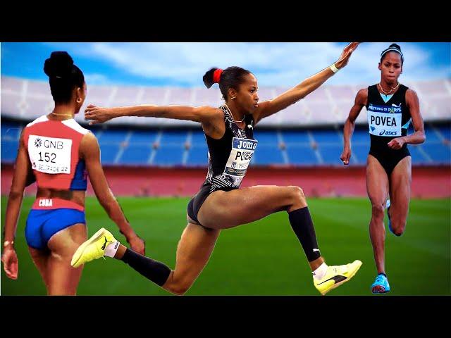 Women's Triple Jump. Liadagmis POVEA compilation. Lausanne Athletissima.Diamond League.