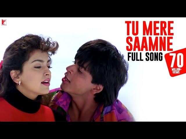 Tu Mere Saamne Song | Darr | Shah Rukh Khan, Juhi Chawla | Lata Mangeshkar, Udit Narayan | Shiv-Hari