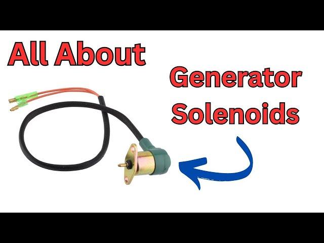 All About Generator Carburetor Solenoids #mechanic #diy #generator