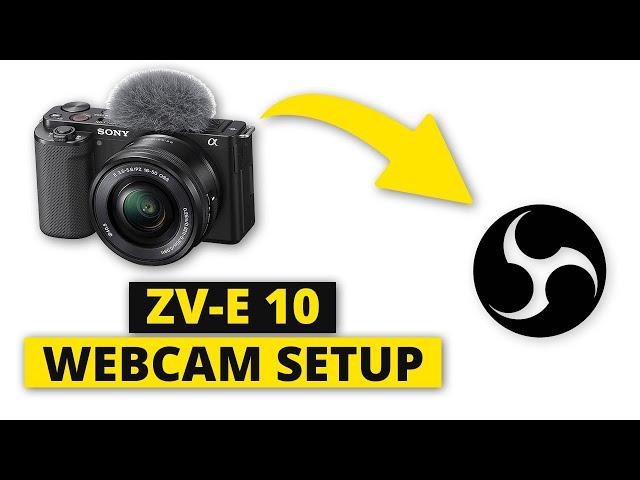 Sony ZV-E10 Live Streaming Setup (Webcam Tutorial) Deutsch