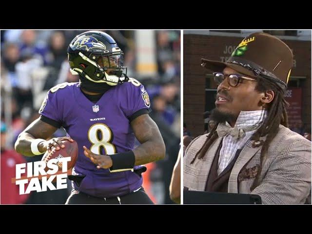 FIRST TAKE | Lamar Jackson is the best Dual-Threat QB ever! - Cam Newton brutally honest on his rank