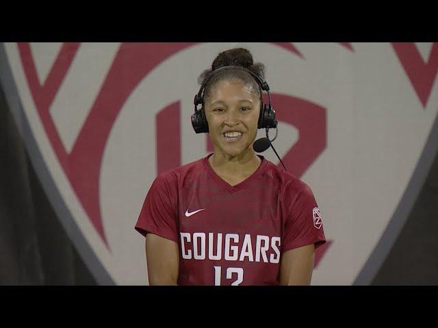 Elyse Bennett after WSU's victory versus Arizona in Pac-12 opener: 'Only looking to go up from here'