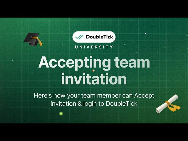 DoubleTick WhatsApp API - Accept Invitation & Login Guide