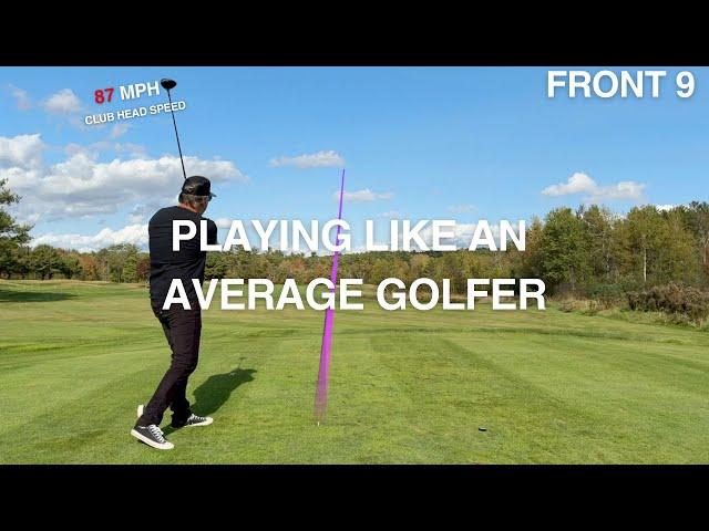 I played 18 holes with the average golfer club head speed…87 mph! Will I break 80?