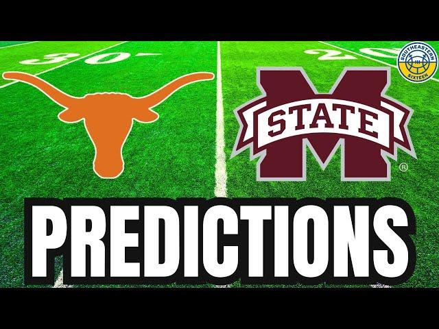 Texas vs. Mississippi State PREDICTIONS | 2024 College Football Predictions