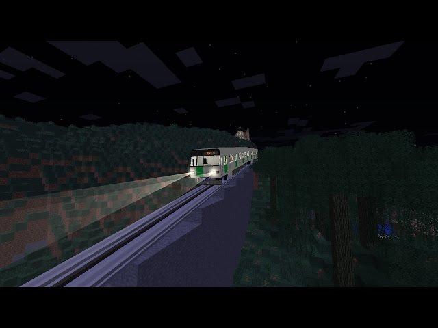 Minecraft real trains mod train test