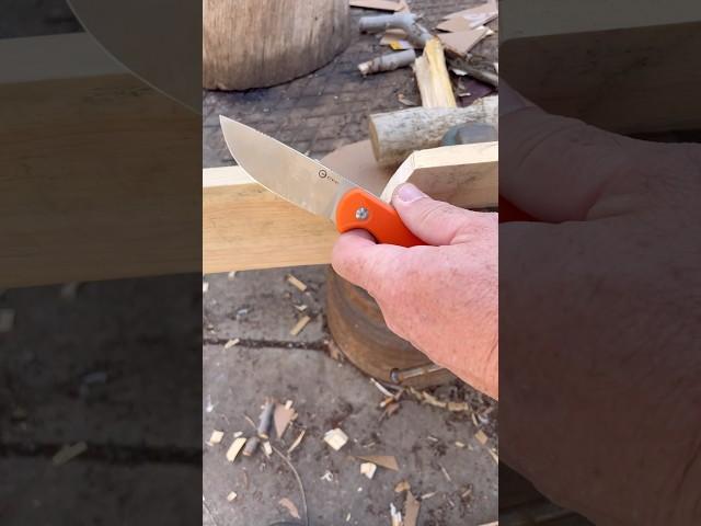 CIVIVI Timberbark, tough little EDC #shorts #knifestuffwedo #fixedblade #knifetest  #civiviknives