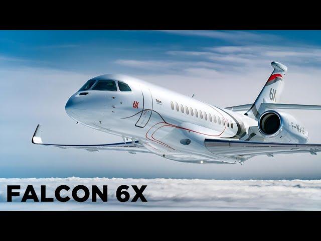 New Dassault Falcon 6X - the most spacious and luxurious private jet!