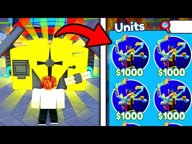 NEW BIG UPDATE!  I GOT 4 GODLY FOR FREE| Toilet Tower Defense