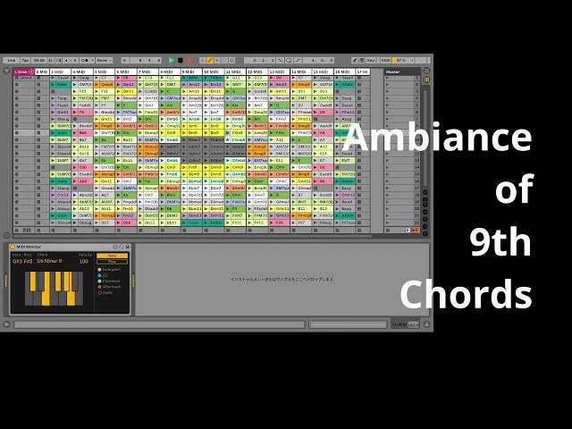 ORGANIC SALAD DEMO- Beautiful Chord Tables in Ableton Live