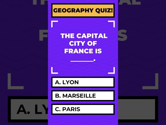 Geography Quiz #quiz #geoquiz #geoquizchallenge #challenge