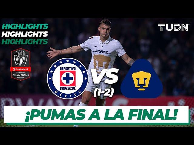 Highlights | Cruz Azul 0(1)-(2)0 Pumas | CONCACHAMPIONS 2022 - Semis | TUDN