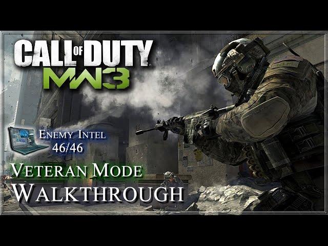 Call of Duty: Modern Warfare 3 [PS3] - Walkthrough / Veteran / All Enemy Intel