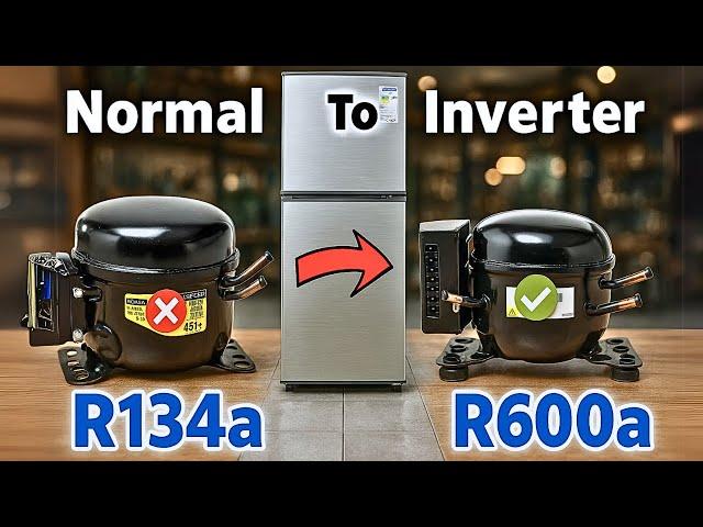 I Installed R600a Inverter Compressor In the OLD Refrigerator!
