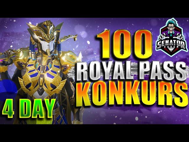 100 TA ROYAL PASSLI KONKURSMZ SHUYERDAXAM DAVOM ETADI PUBG MOBILE