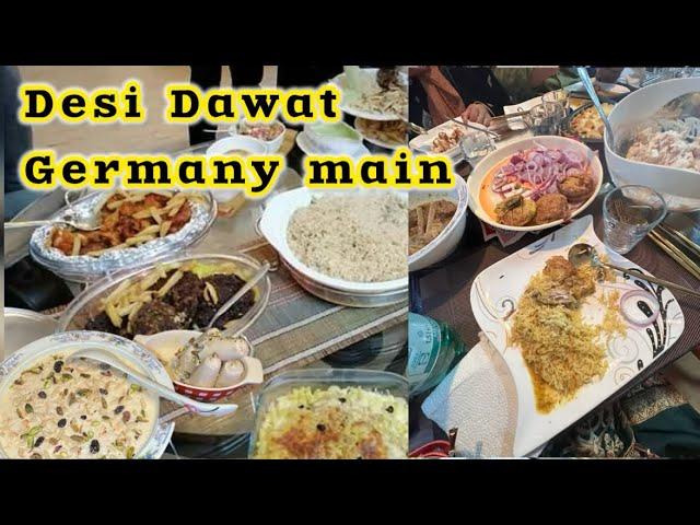 Traditional Dawat Preparation in Germany  | how to host a perfect dawat