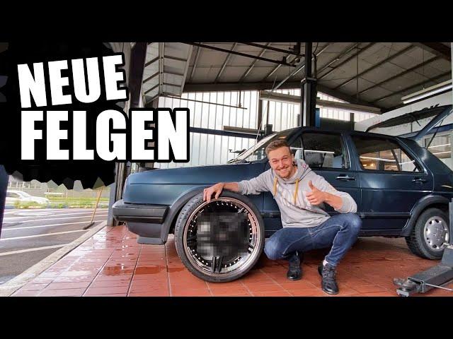 NEUE FELGEN FÜR MEINEN GOLF 2 | EINZIGARTIG!