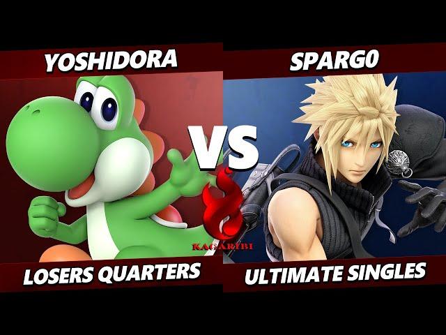 Kagaribi 10 Top 8 - Yoshidora (Yoshi) Vs. Spargo (Cloud) Smash Ultimate - SSBU