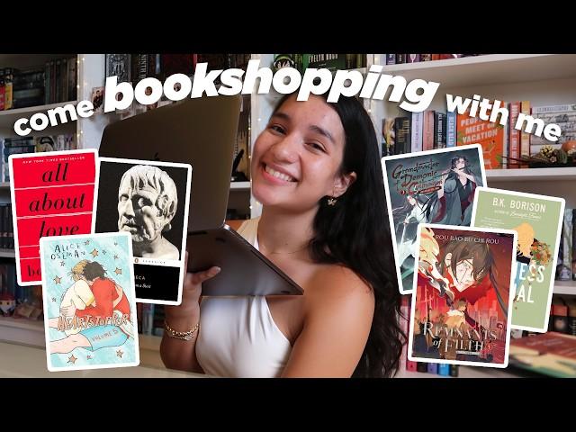 come BOOKSHOPPING with me  breaking my longest book buying ban!