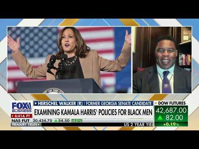 Fox Business hosts election loser Herschel Walker to comment on how Democrats can win Black votes