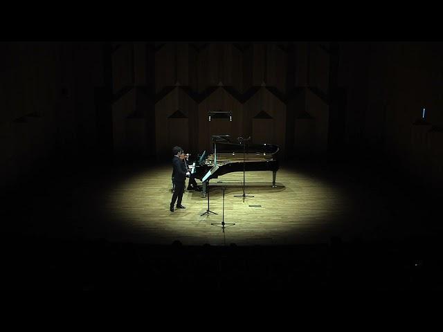 Jinsu Park Plays Ravel Violin Sonata no 2