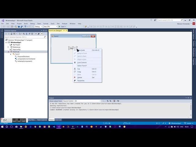 First VB .Net GUI App | Hello World | Visual Studio 2017