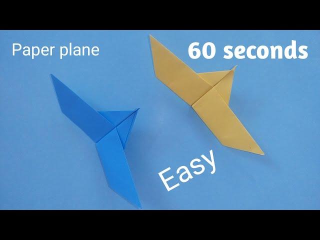 How to fold a paper airplane in a very beautiful way to fly away