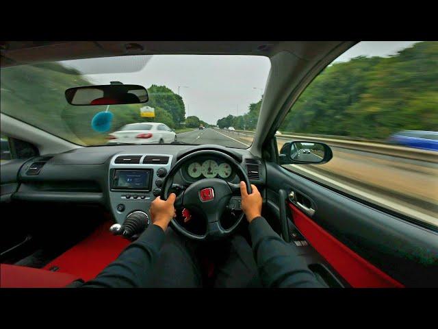 DMO SHIFTS *Cutting Up Traffic* Honda Civic Type R EP3 2.0 MANUAL 6 SPEED POV DRIVING