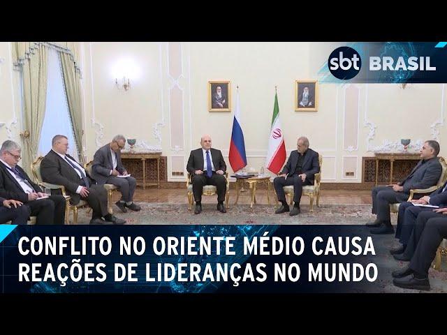 Ataques entre Irã e Israel causam reações no mundo todo | SBT Brasil (01/10/24)