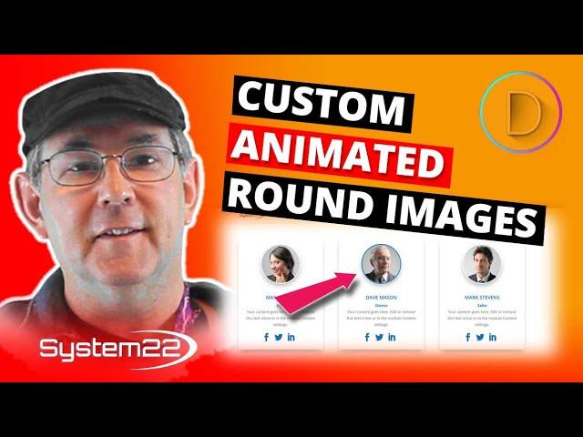 Divi Theme Custom Animated Round Images With CSS 