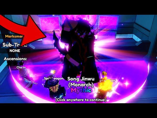 Noob EVOLVES *OP* Monarch Song Jinwu in 24+ Hours.. Anime Vanguards (Noob to Pro)