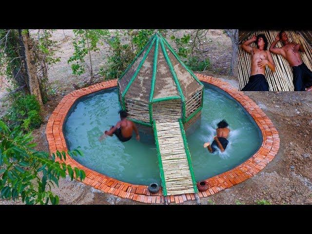 Dig To Build Swimming Pool And Build Secret Hut In Swimming Pool