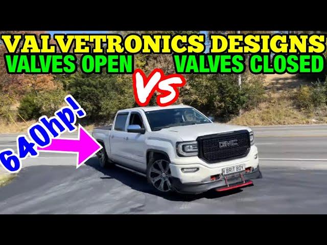 SUPERCHARGED GMC 6.2L V8 Denali Dual Exhaust w/ VALVETRONICS MUFFLERS!