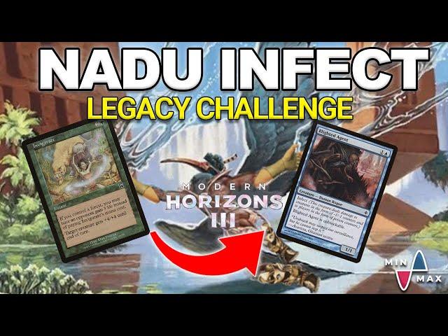 Popping Off with Pump Spells! Legacy Challenge with Infect feat. Nadu | Maxtortion | MTGO | MH3