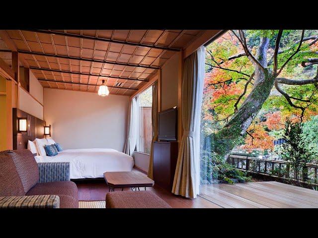 Staying at Japan's Secret Onsen Ryokan in Autumn️ | Yoshina Onsen Tofuya | ASMR