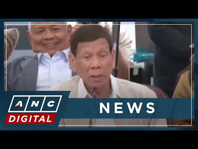 Duterte to Acierto: 'Kung pinapapatay kita, bakit buhay ka pa ngayon?' | ANC