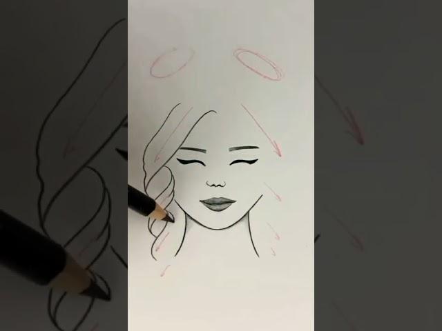 #shorts #sketch drawing for beginners UNIQUE ART OF GITIKA SINGH
