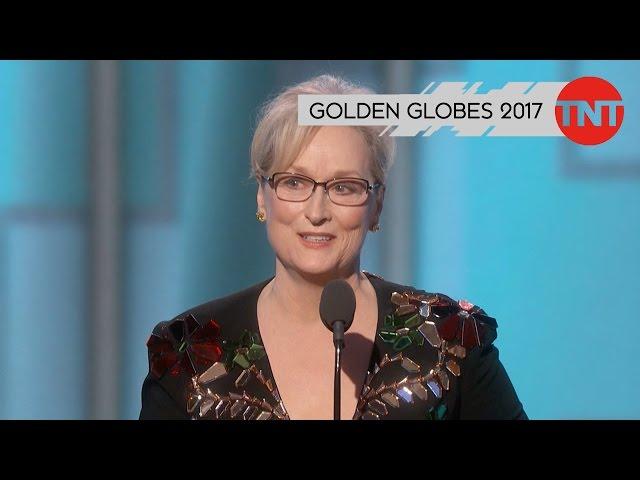 MERYL StREEPS REDE BEI DEN GOLDEN GLOBES 2017