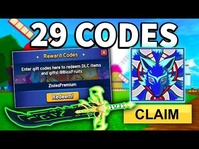 ALL CODES in Blox fruits ROBLOX Blox Fruits CODES