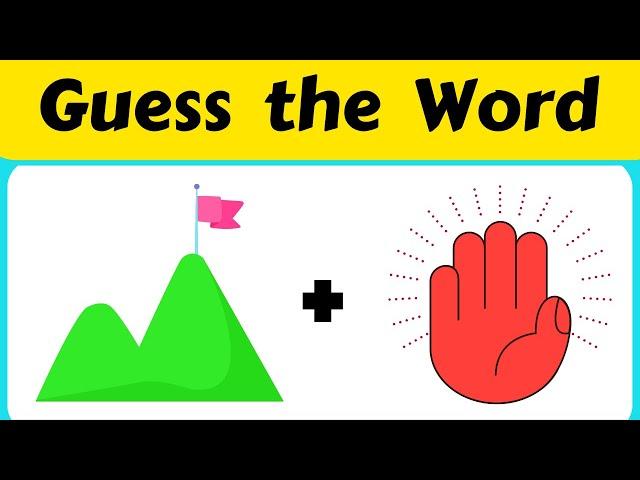 Guess the Word by Emoji | Emoji Quiz Challenge | Trivia Quiz |Can You Guess |Guess Emoji | Word Game