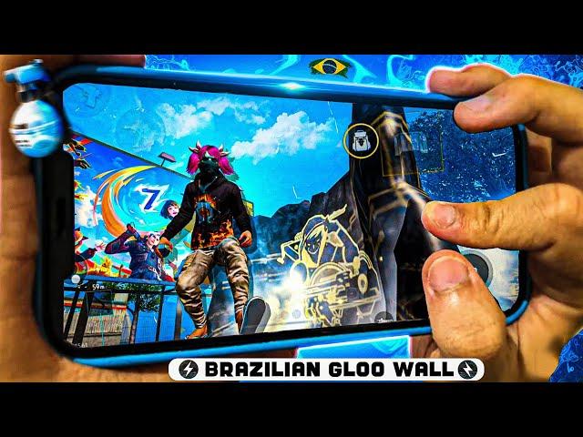 BRAZILIAN PLAYERS  SUPERFAST SKY LOOK GLOO WALL TUTORIAL / HOW DO PERFORM GLOO LIKE WHITE FF