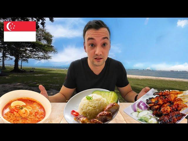 1st Time Trying Singapore Street Food 