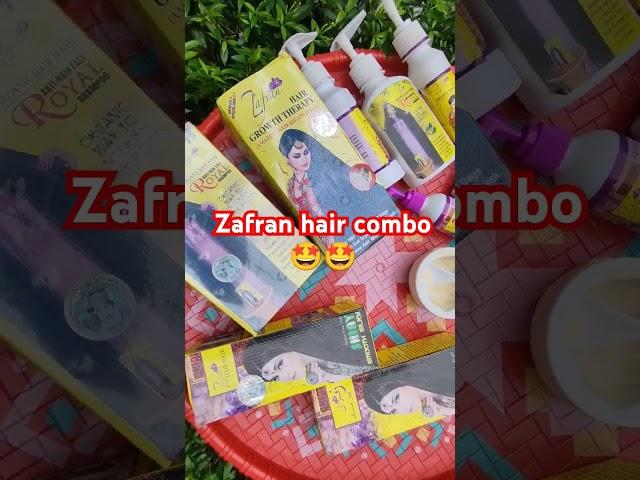 Zafran hair full combo #zafranhairgrowththerapy #hairstyle #hair #zairabeautycare #unfreezmyaccour