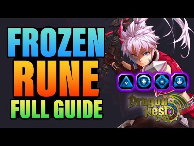 Frozen Rune Guide For BEGINNERS | How To Craft Frozen Runes | Dragon Nest SEA